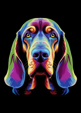 Bloodhound Dog Pop Art