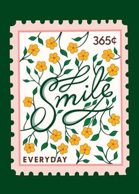 Smile Lettering Art