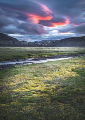 Iceland sunset