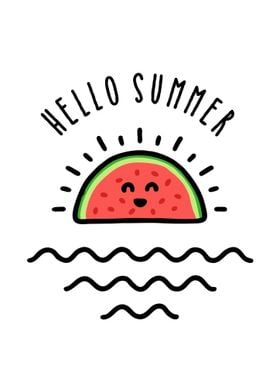 Hello Summer Watermelon