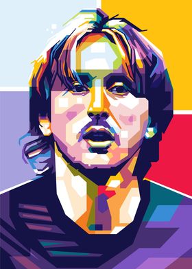 Luca Modric WPAP style