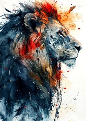 Lion Painting