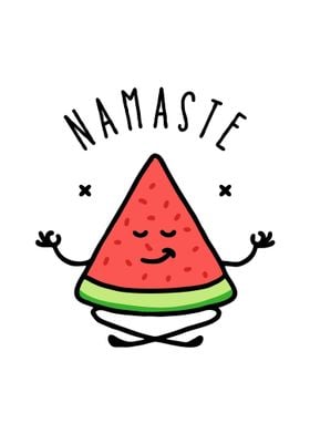 Namaste Watermelon Yoga