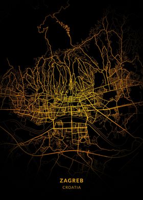 Zagreb City Map