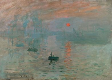 Monets Impression Sunrise