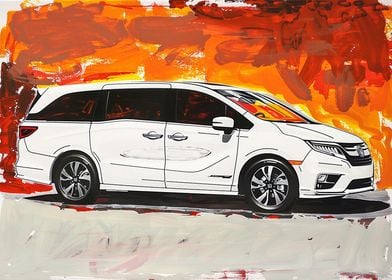 My Honda Odyssey paint