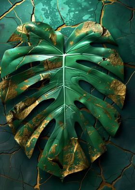 Monstera emerald green