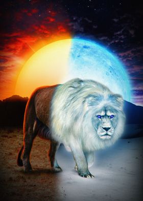 Lion and Sun