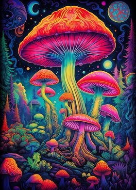 Psychedelic Mushrooms No3