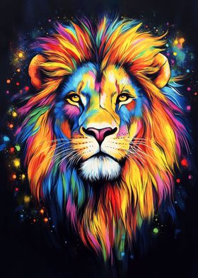 Painted Lion