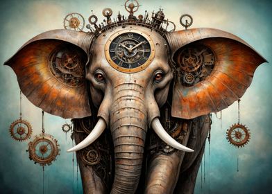 Mechanized elephant