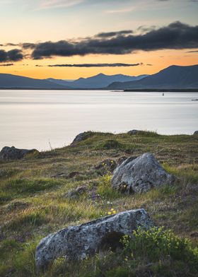 Reykjavik Coast Sunset