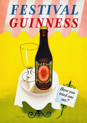 Vintage Guinness Ad Art