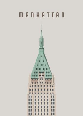 Manhattan Travel Poster