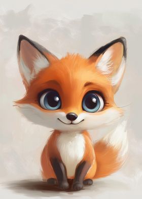 Cartoon Cute Fox