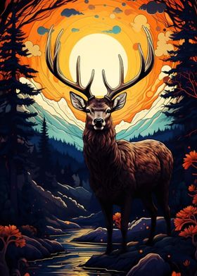 Painting Deer