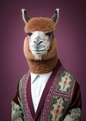 Alpaca Portrait