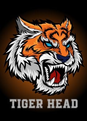 tiger head roar