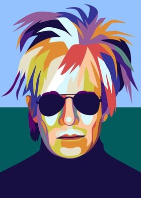 warhol pop art isolated