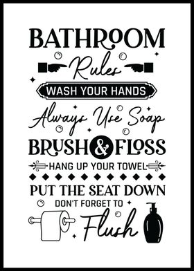 Bathroom Rules