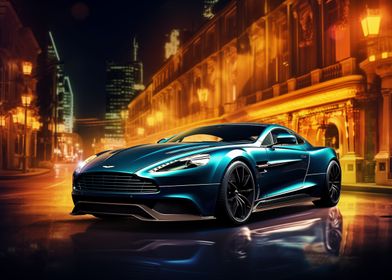 Aston Martin Vanquish car