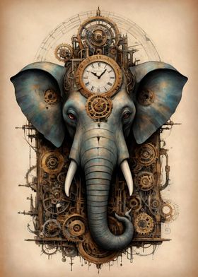 Mechanized elephant