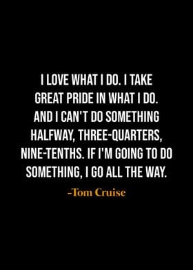 Tom Cruise quotes 