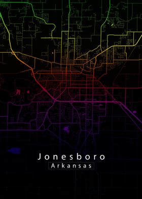 Jonesboro Arkansas Map