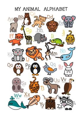 Animal Alphabet Kids Room