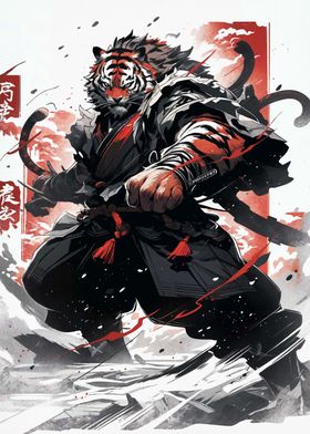 Tiger Samurai Japan