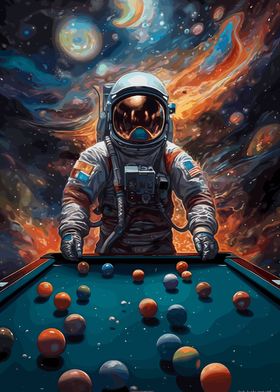 Billard Astronaut Fantasy