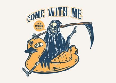 Grim Reaper Duck Pool