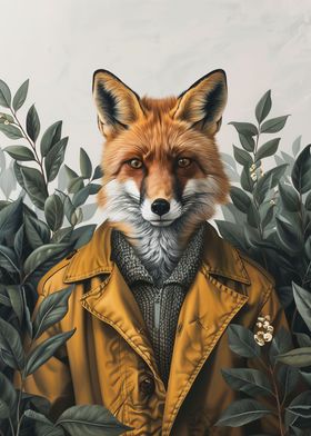 Fox in Yellow Jacket