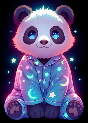 Panda Pajamas Stars