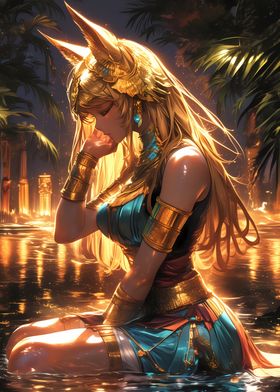 Egyptian Princess in Water