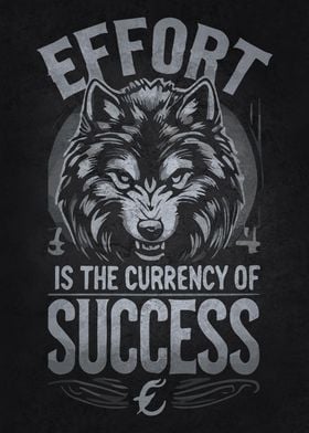 Effort Currency Of Success