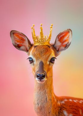 Deer Pastel Crown