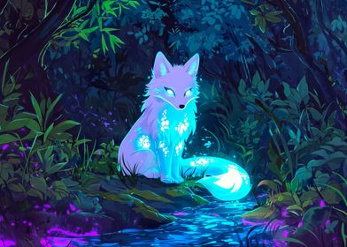 Glowing Kitsune