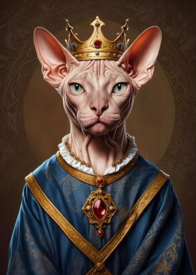 Sphynx Cat King