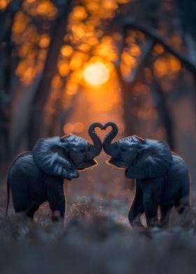 Elephant love