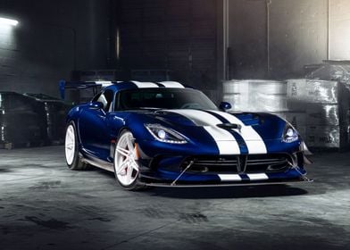 dodge viper blue acr