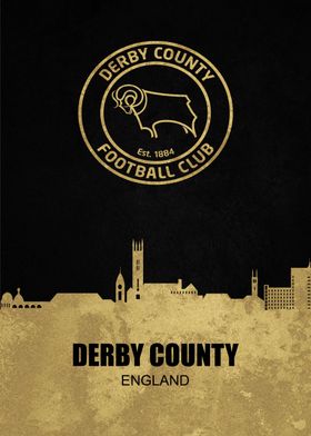 Derby County City Skyline