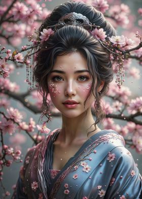 Cherry Blossom Woman