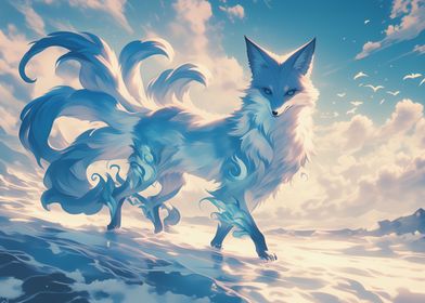 Mystical Kitsune Fox