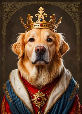 Golden Retriever Dog King