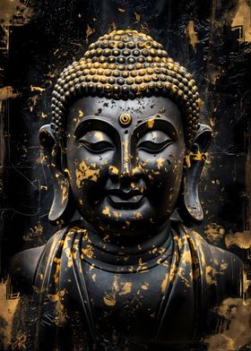 Buddha gold texture