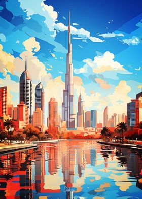 Dubai Oil Painting