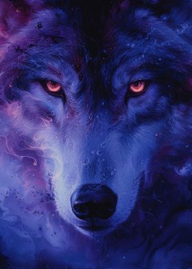 Magical Wolf Portrait