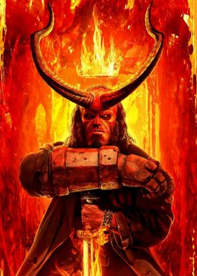 hellboy burning