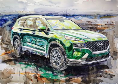 My Hyundai Santa Fe creati